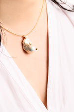 BAROQUE PEARL RABBIT PENDANT