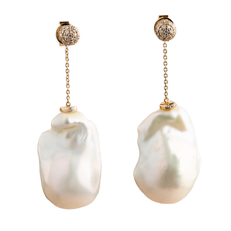 BAROQUE PEARL EARRING CHARMS AND STUDS