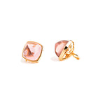 SECRET GARDEN TOURMALINE SUGARLOAF EARRINGS