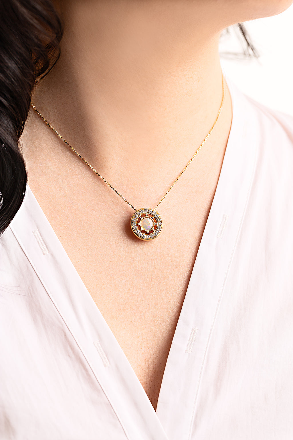 AURA OPAL NECKLACE