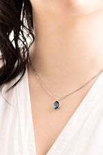 ALLURE ROYAL BLUE TOPAZ PENDANT