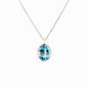 ALLURE ROYAL BLUE TOPAZ PENDANT