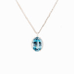 ALLURE ROYAL BLUE TOPAZ PENDANT