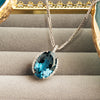 ALLURE ROYAL BLUE TOPAZ PENDANT