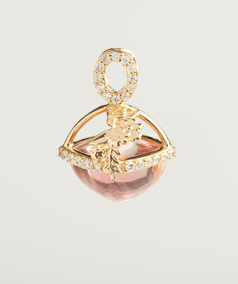 SECRET GARDEN TOURMALINE SUGARLOAF PENDANT